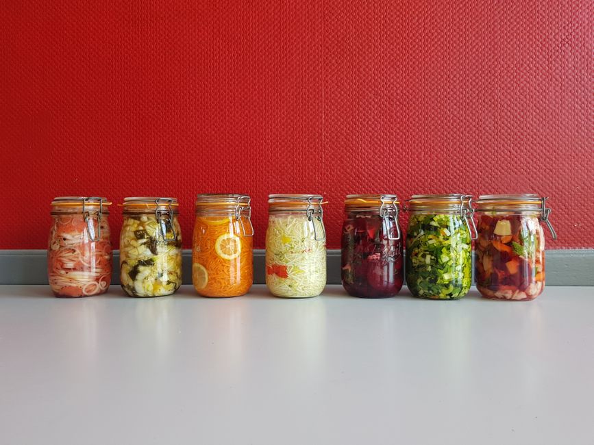 Fermentáló üveg vizes zárral